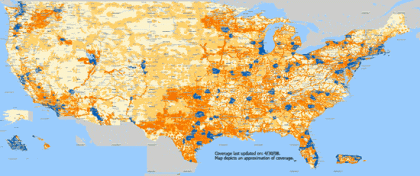 AT&T's 3G coverage