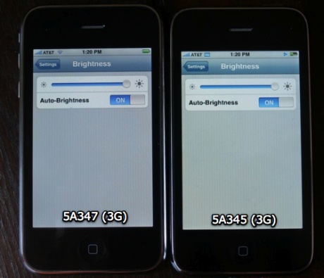 iPhone 3G screen issue - Yellowish hue