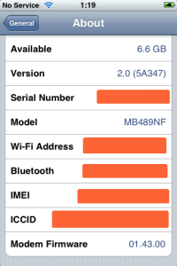 iPhone Dev Team Downgrade iPhone 3G's Modem Firmware to an older beta Firmware version
