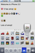 iPhone Firmware 2.2 - Emoji icons