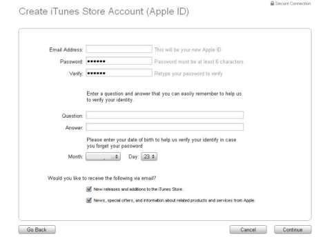 open app store account without credit card