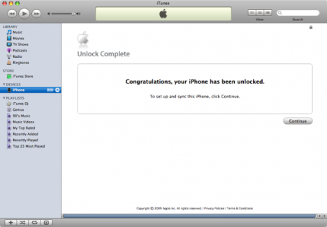 Unlock iPhone Officially