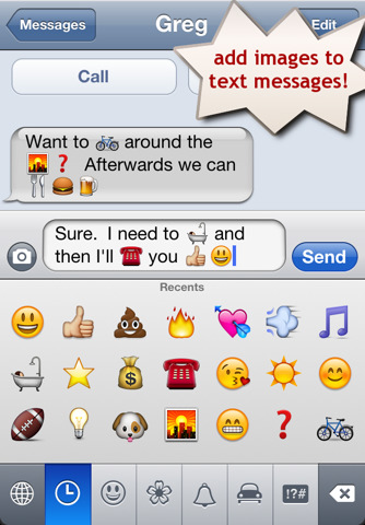 Emoji on iPhone