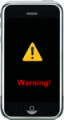 iPhone Warning