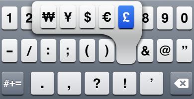 iPhone keyboard tricks