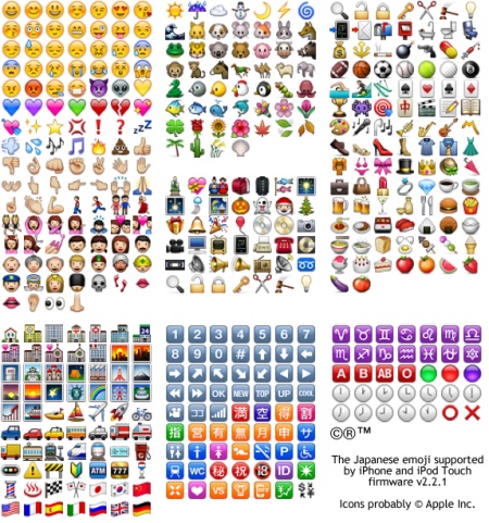 Emoji icons - iPhone