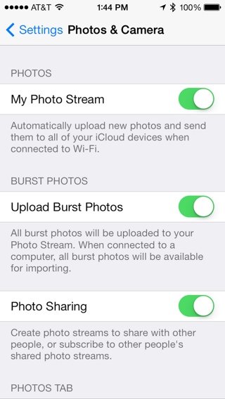 burst photos