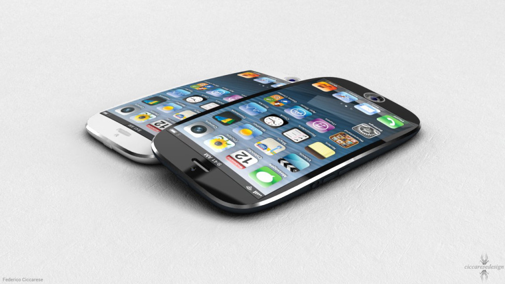 curved glass iphone concept