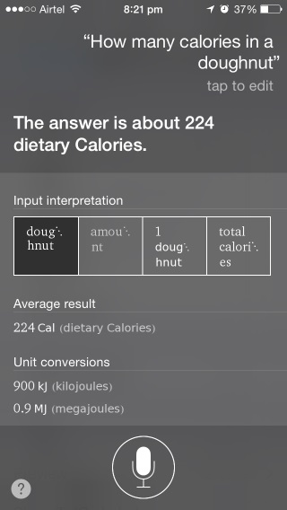 Siri can answer all kinds of questions
