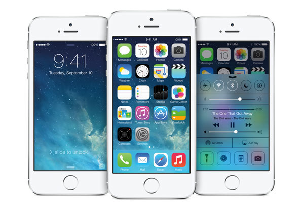 iOS 8 iPhone 5s Trio