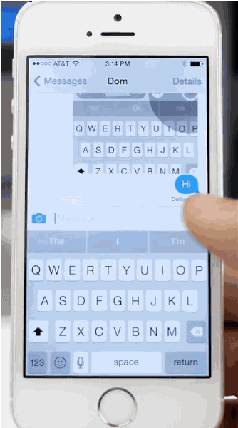 iOS 8 Messages - Send Audio