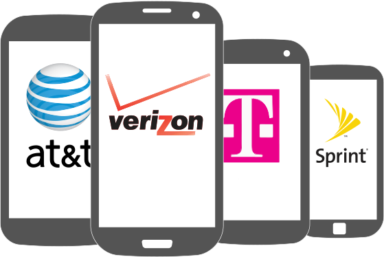 AT&T Verizon T-Mobile