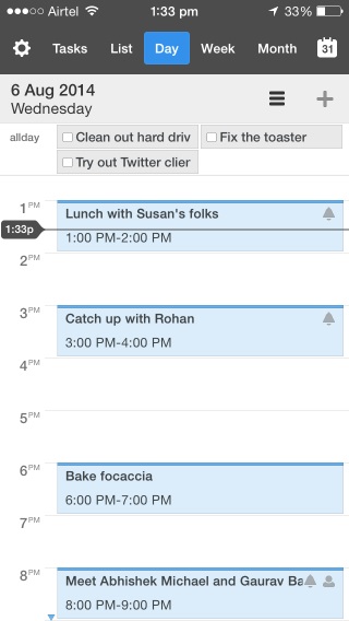 Calendars 5 offers the most view types of any calendar we've seen