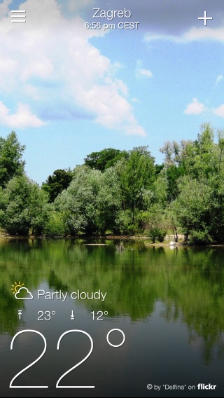 Flickr photos make Yahoo! Weather a joy to open up daily
