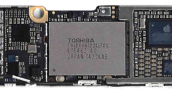 iPhone 6 16GB flash storage