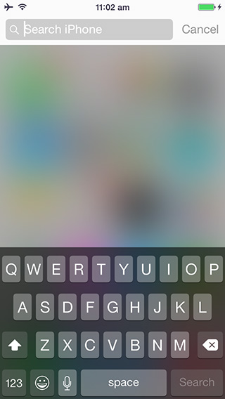iOS 8 Spotlight
