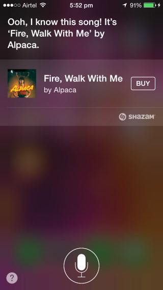 Say 'What's playing now' and Siri will Shazam it for you