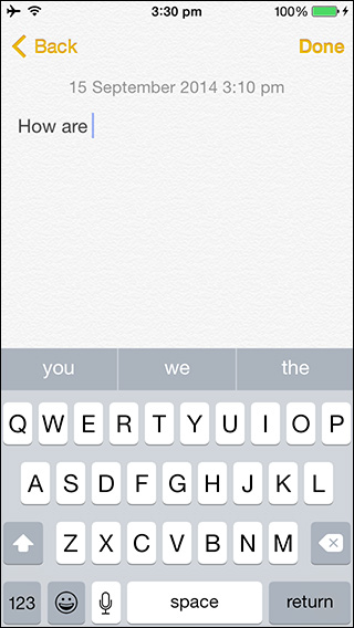 iOS 8 QuickType: How To
