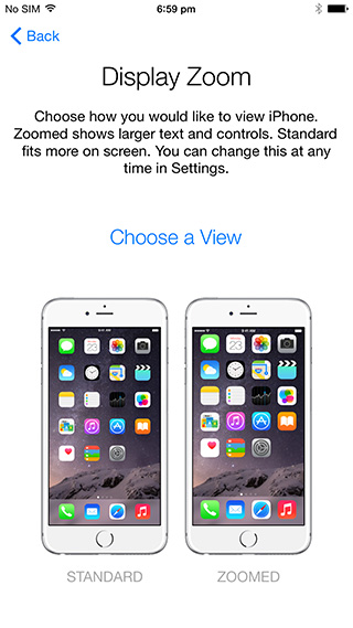 iPhone 6 Plus - Display Zoom