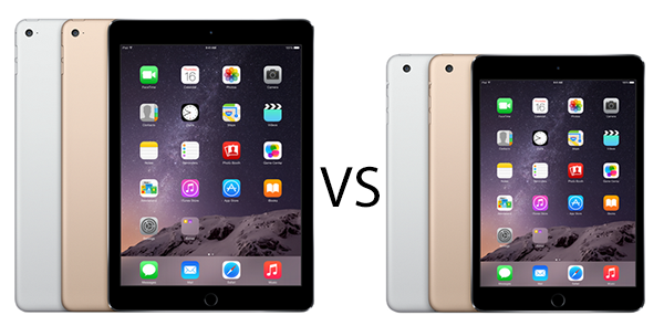 iPad Air 2 vs iPad mini 3
