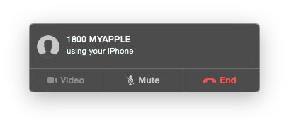 Make Calls on Mac using your iPhone