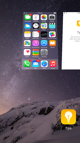 Close all apps in iOS 8