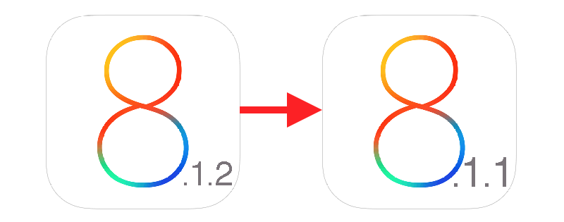 Downgrade iOS 8.1.2 to iOS 8.1.1