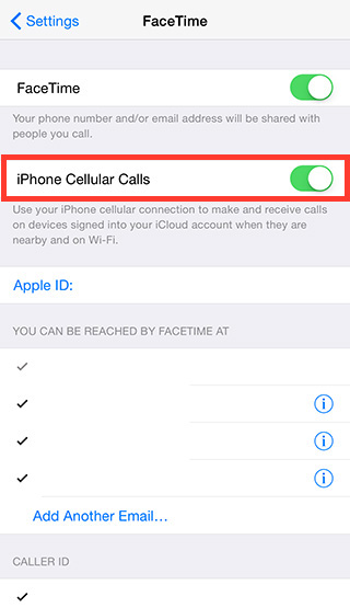 iPhone Cellular Calls - iPhone
