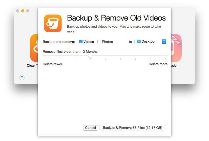 PhoneExpander - Backup and remove Photos and videos