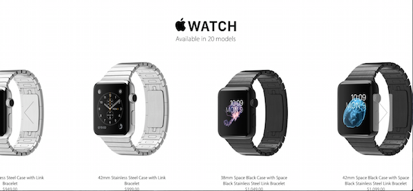 image Apple Watch limited options