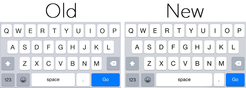 iOS 8.2/8.3 keyboard