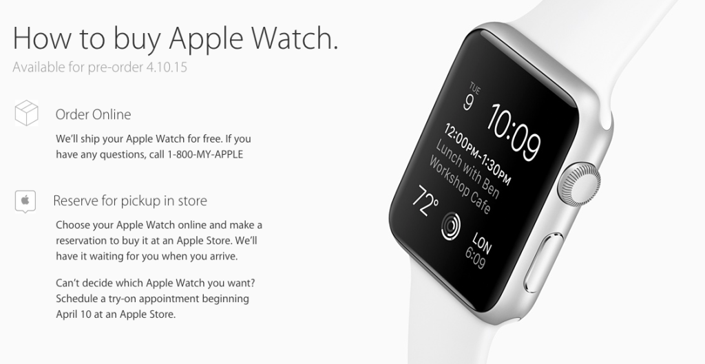 Apple adds a 'How to buy Apple Watch' section to its website
