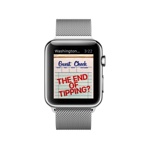 Washington Post Apple Watch app
