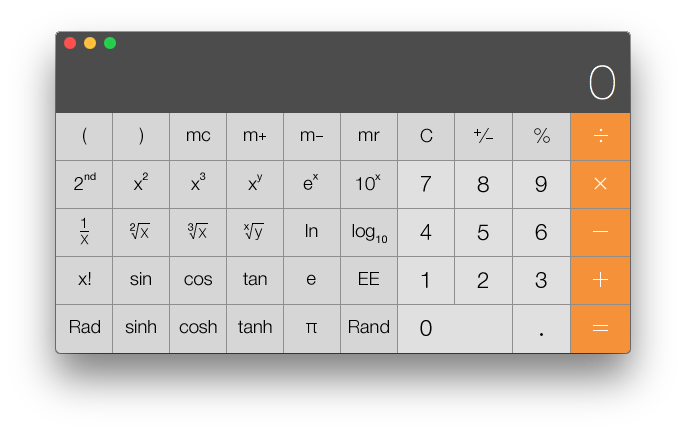 Scientific Calculator - Mac