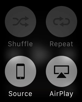 Apple Watch - Force Touch - Music app - Playback controls