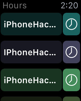 Apple Watch Hours app