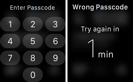 wrong-passcode