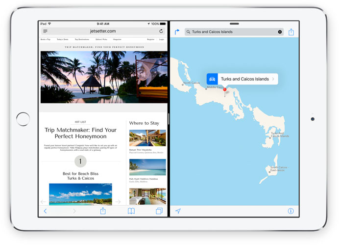 iOS 9 - Split view multitasking