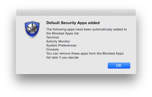 Mac App Blocker - Default