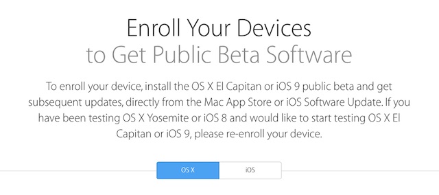 OS X Beta