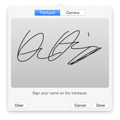 Preview - Trackpad - Signature