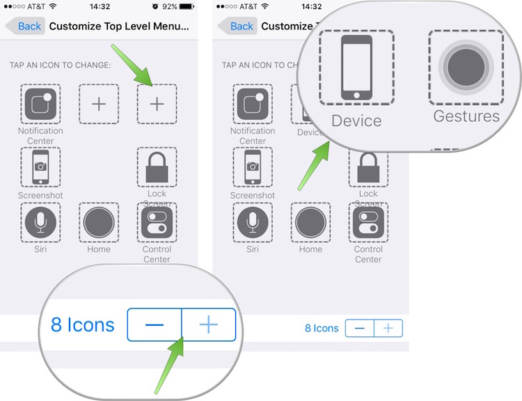 Add - Remove - Icons