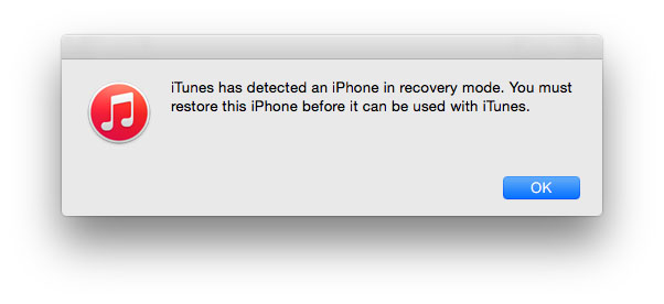 Downgrade iOS 8.4.1 - iTunes - Recovery mode