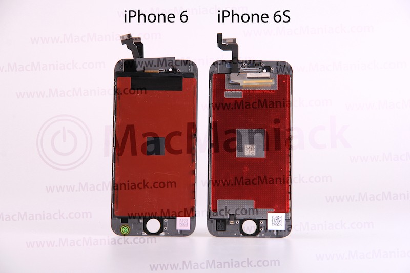 iPhone 6s and iPhone 6 display