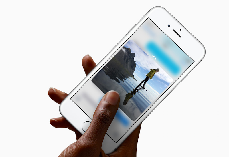 3D Touch on iPhone 6s