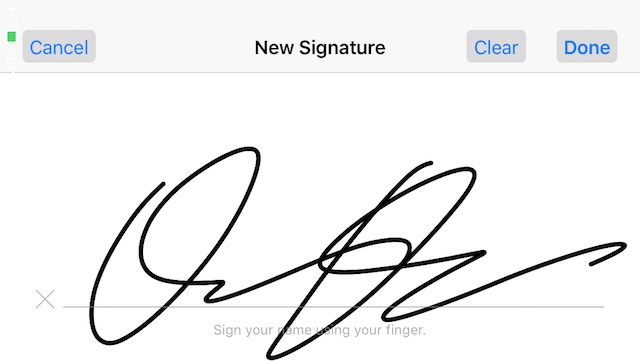 Signature - Markup