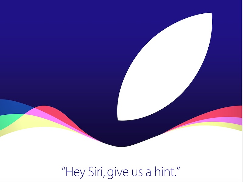 Apple September 9 iPhone Event invite 2015