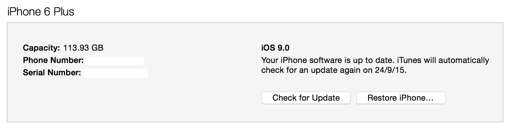 Downgrade from iOS 9