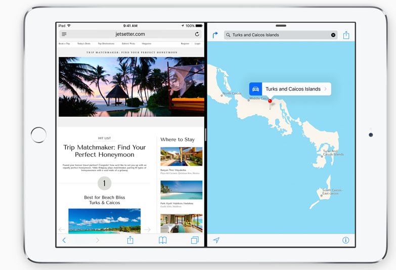 iOS 9 - Multitasking for iPad - Split View
