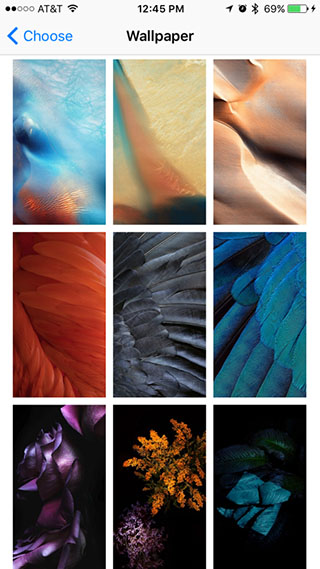 iOS 9 New Wallpapers